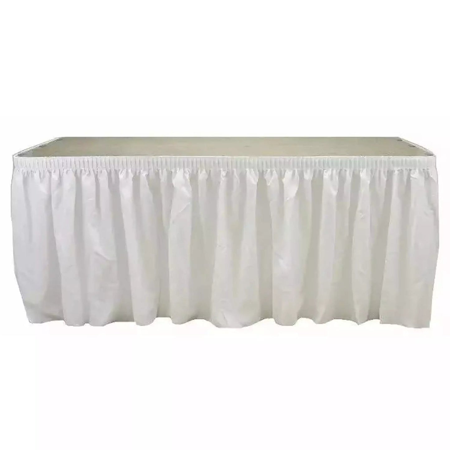 11' X 29'' Table Skirt with Table Clips