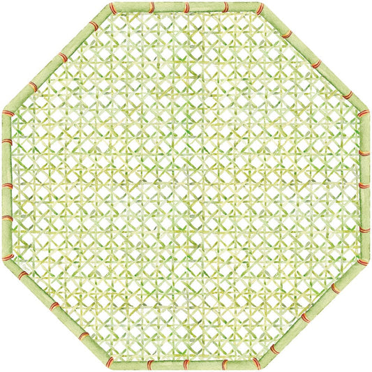 Trellis Octagonal Paper Placemats - 12 Per Package