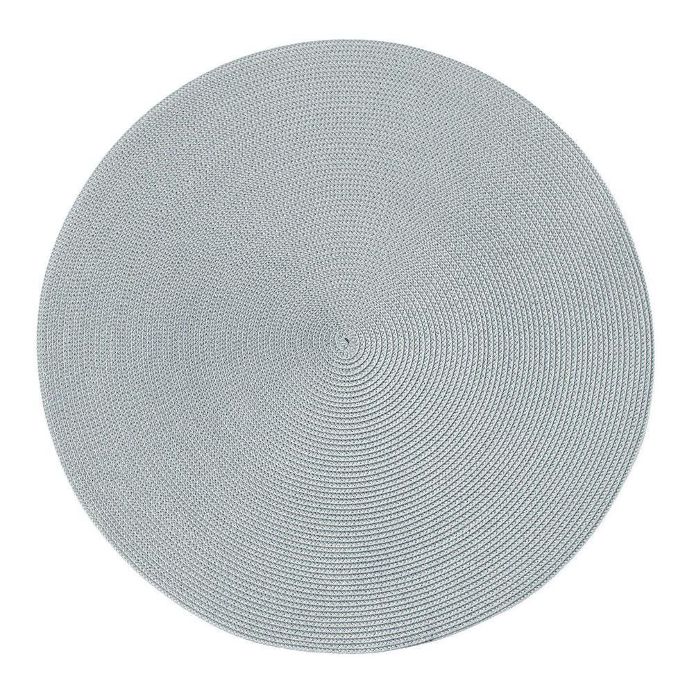 15" Round Linen Braid Placemat