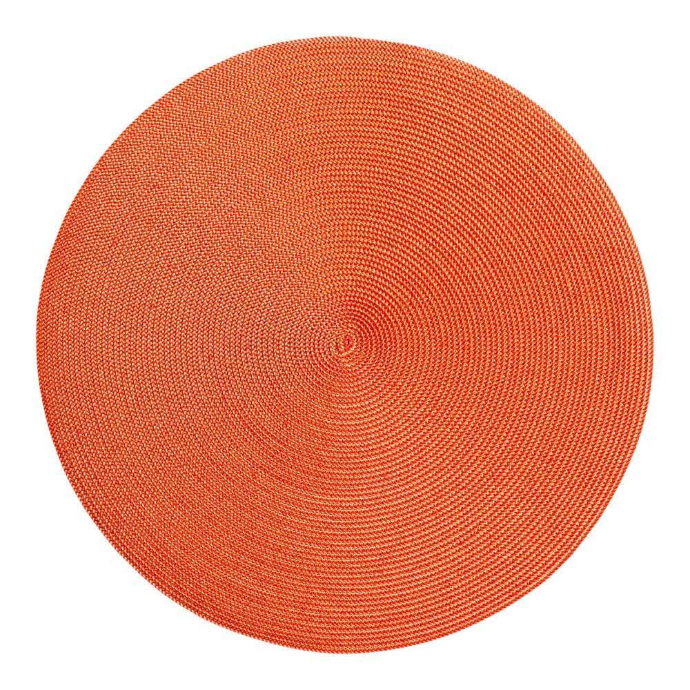 Braided Round Placemat in Terracotta - 1 Each