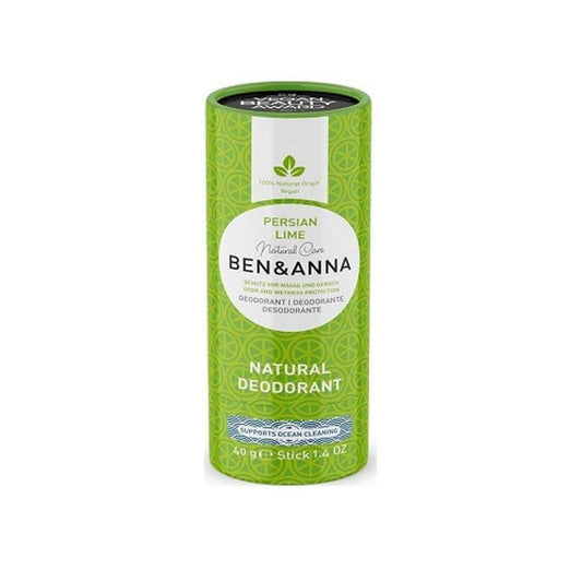 BEN & ANNA Persian Lime Paper Tube Deodorant, 40 GR