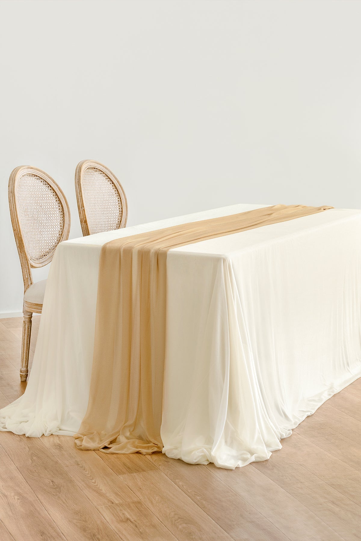 Tablecloth & Table Runner Set for Sweetheart/Head Table - 15 Colors