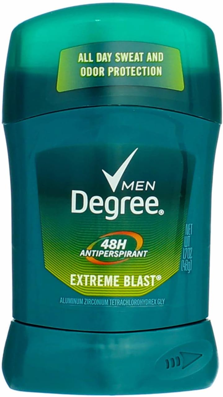 Degree Extreme Blast Original Protection Antiperspirant Stick 1.7 oz (Pack of 6)