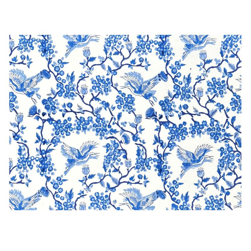 Toile de Jouy Birds Blue Placemat