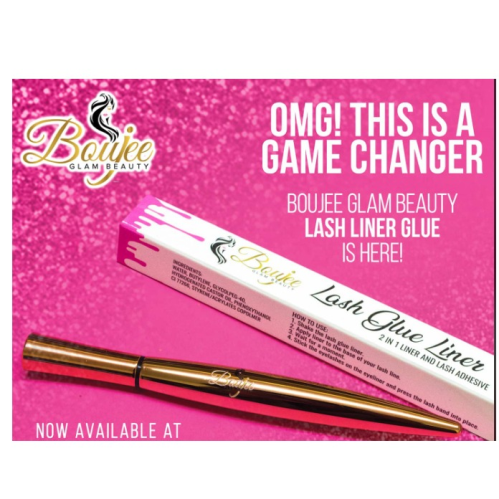 BOUJEE GLAM BEAUTY LASH LINER GLUE - BLACK