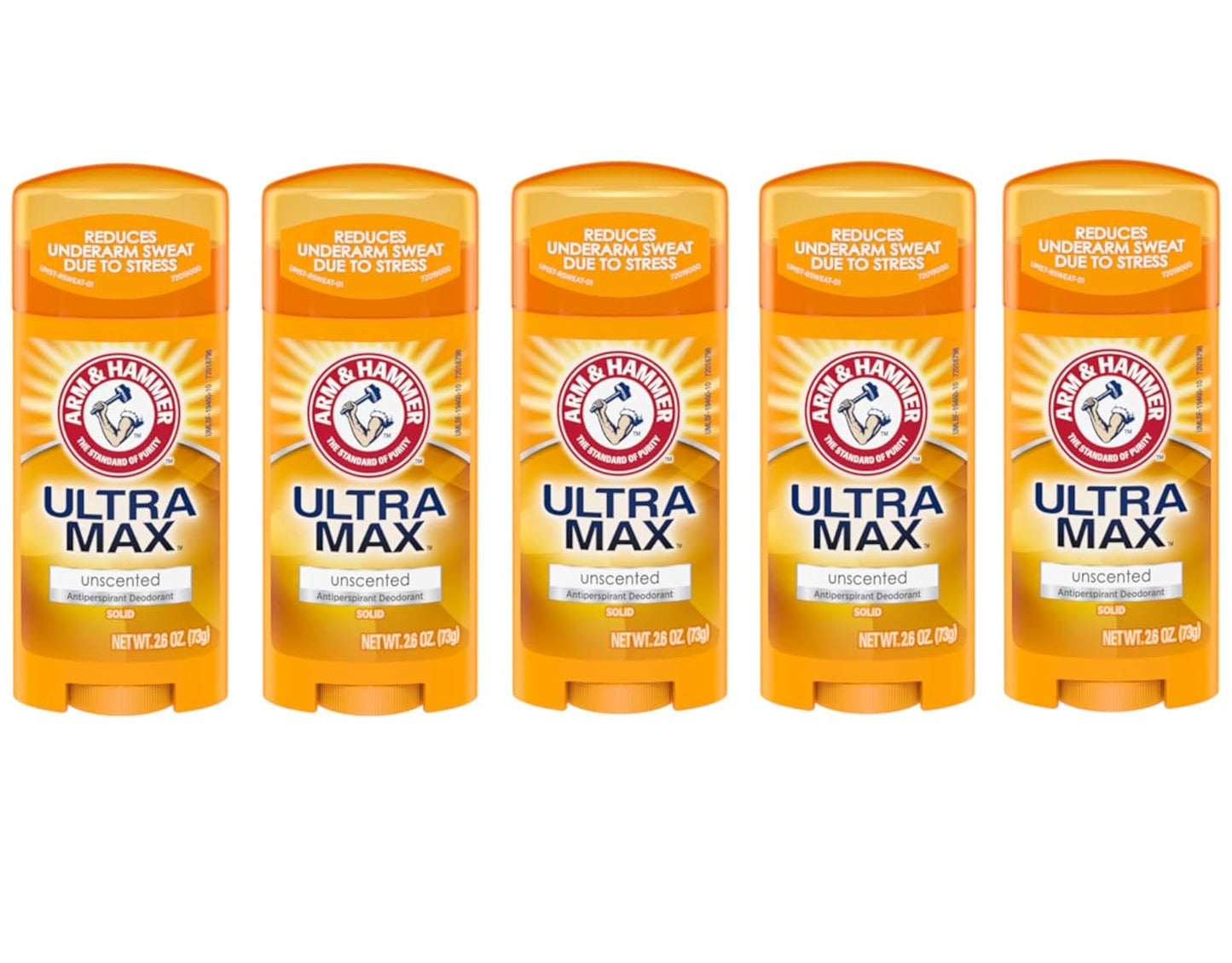 Special pack of 6 ARM & HAMMER DEODORANT APS UNSCENTED 2.6 oz