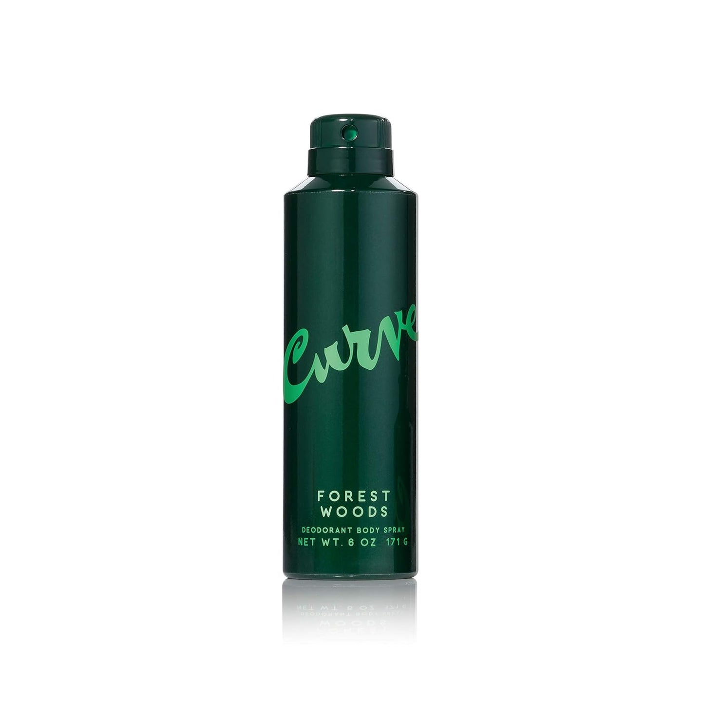 Curve Men's Deodorant Fragrance Spray by Curve, Casual Day or Night Scent, Forest Woods, 6 Fl Oz