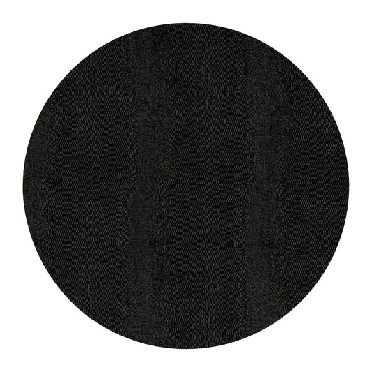 Black Lizard Felt-Backed Placemats - 2 Each