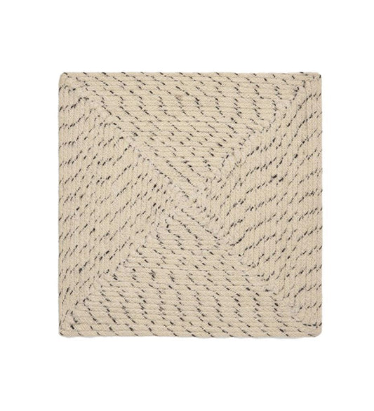 Atticus Square Speckled White Placemat - Set of 4