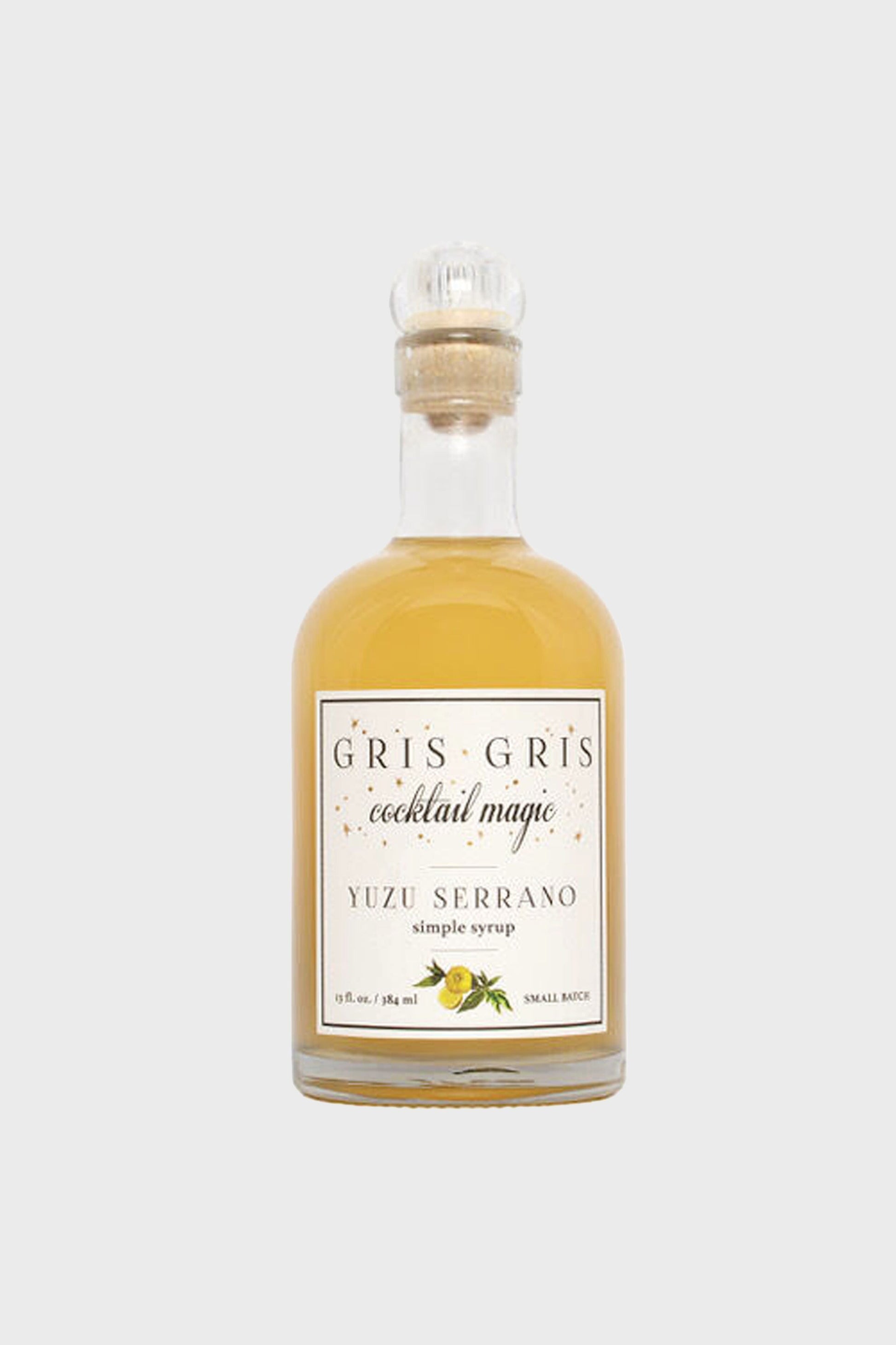 Yuzu Serrano Simple Syrup
