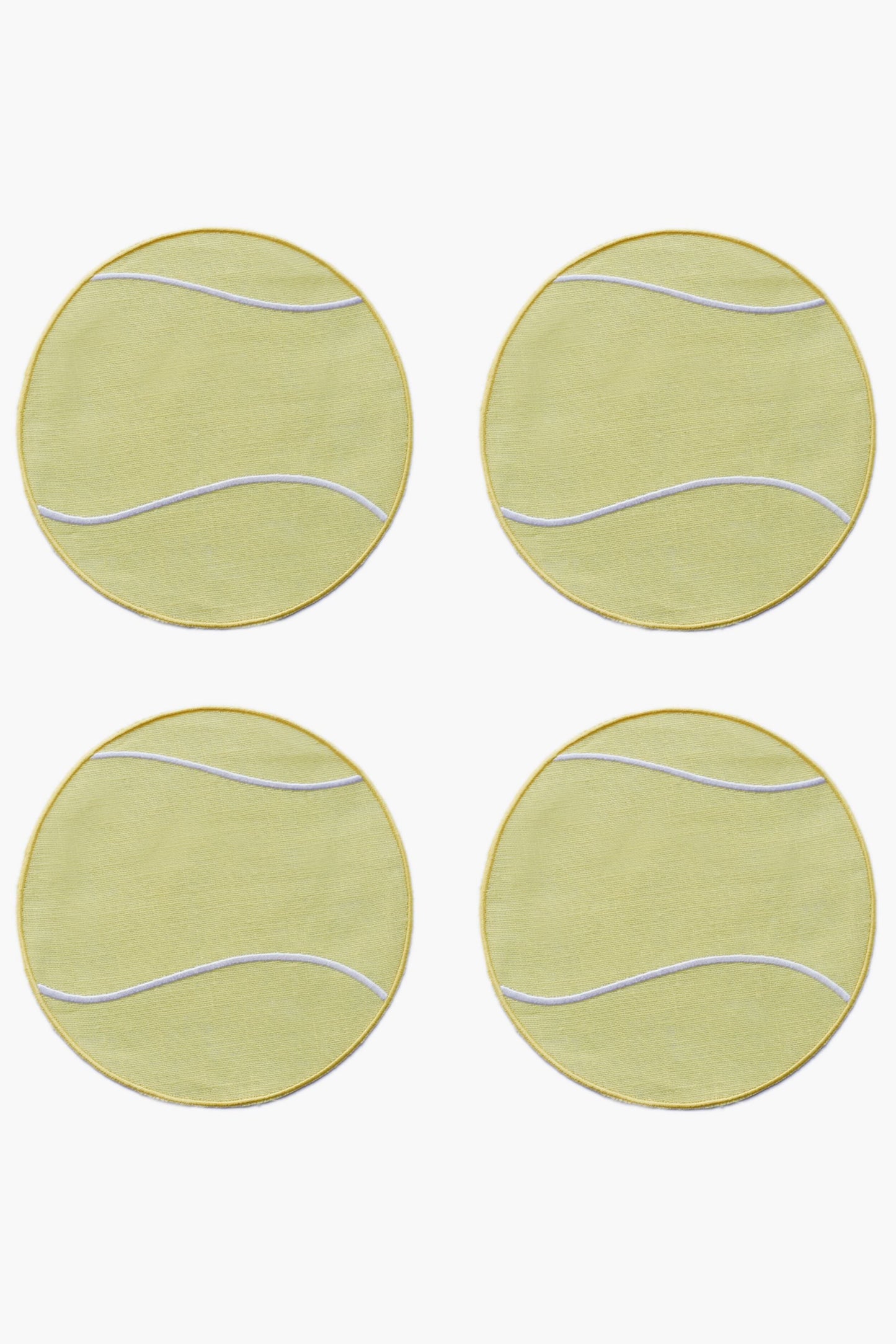 Tennis Ball Cocktail Napkins