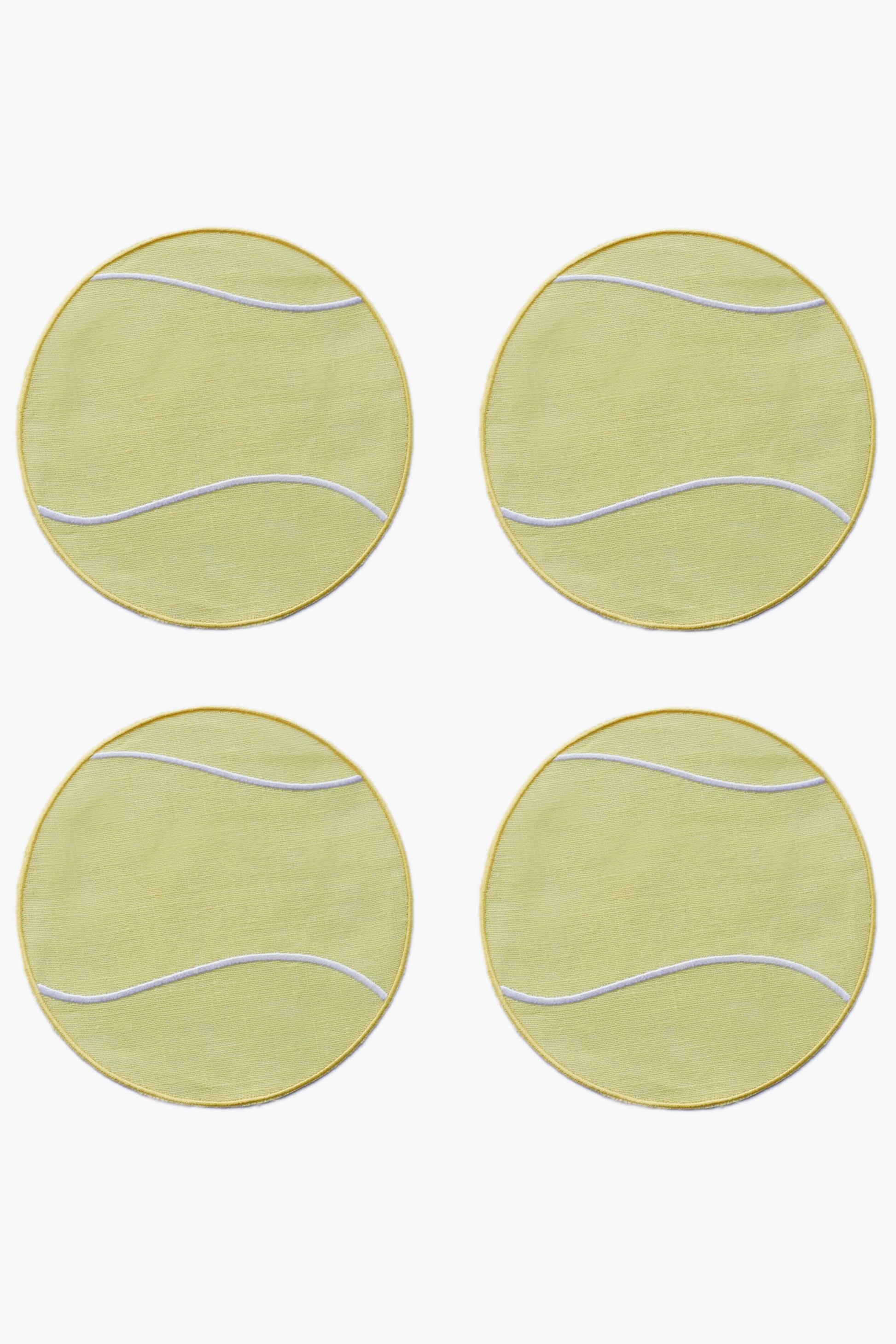 Tennis Ball Cocktail Napkins