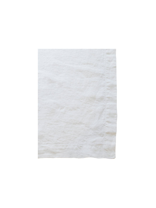 Stonewashed White Linen Collection