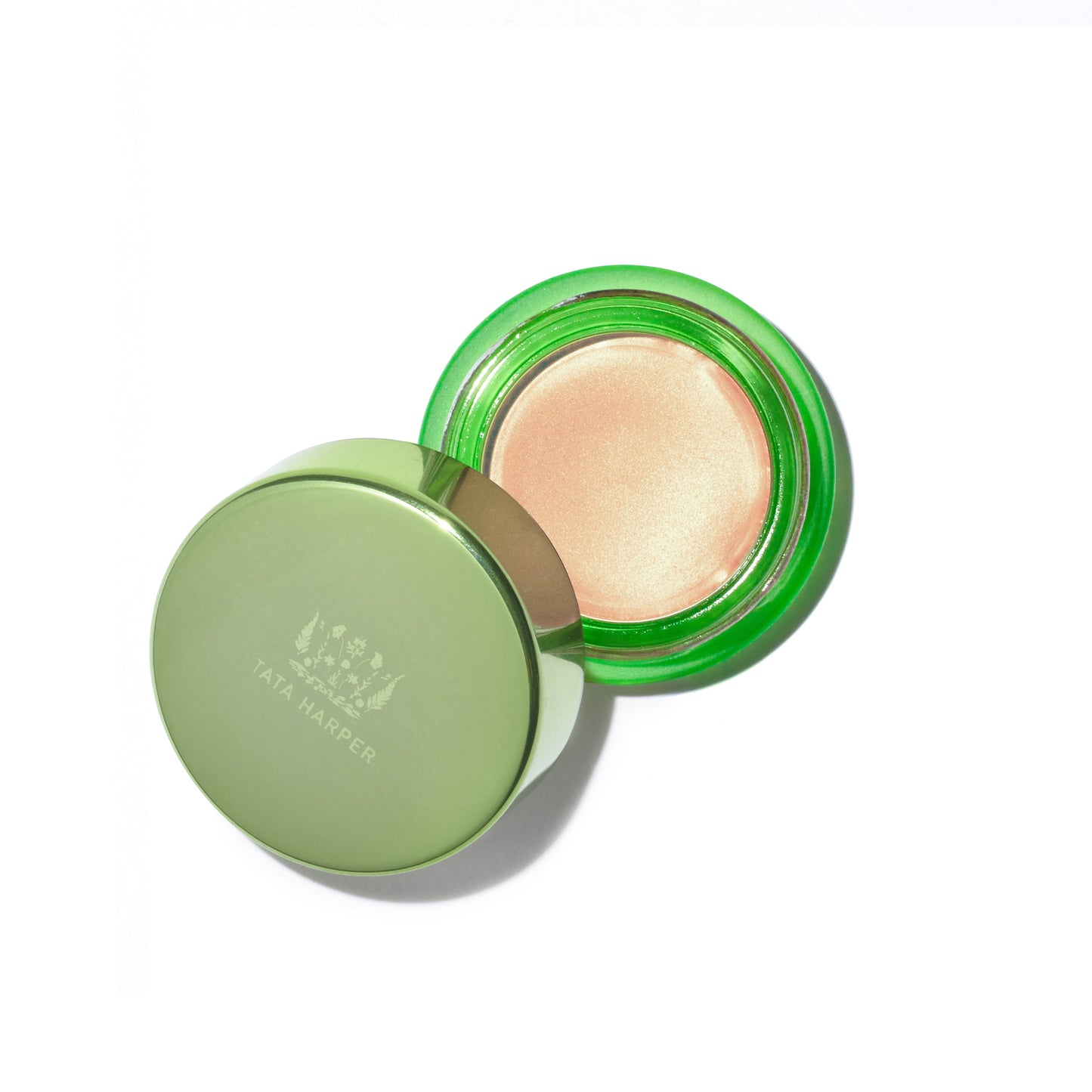 Cream Blush - Makeup - Tata Harper - Flashy-Cream-Blush-PDP-2022 - The Detox Market | Flashy - warm gold with a radiant finish