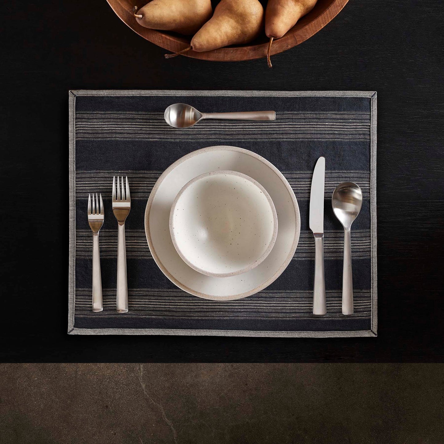 Stripe Placemat - Navy Stripe