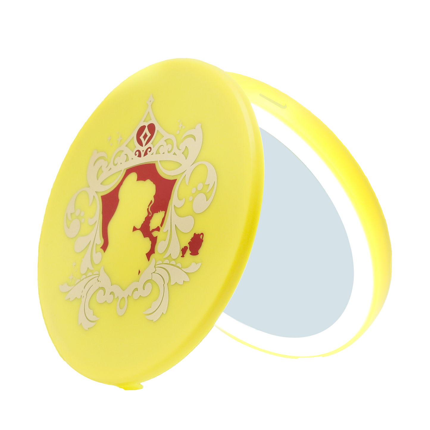 Belle Compact Mirror with Wireless Power Bank Charging Base