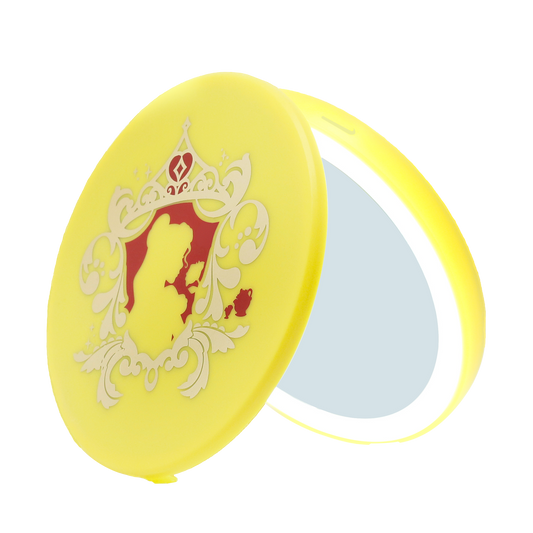 Belle Compact Mirror with Wireless Power Bank Charging Base