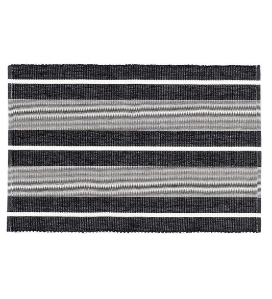 Berkeley Black Stripe Placemat - Set of 4