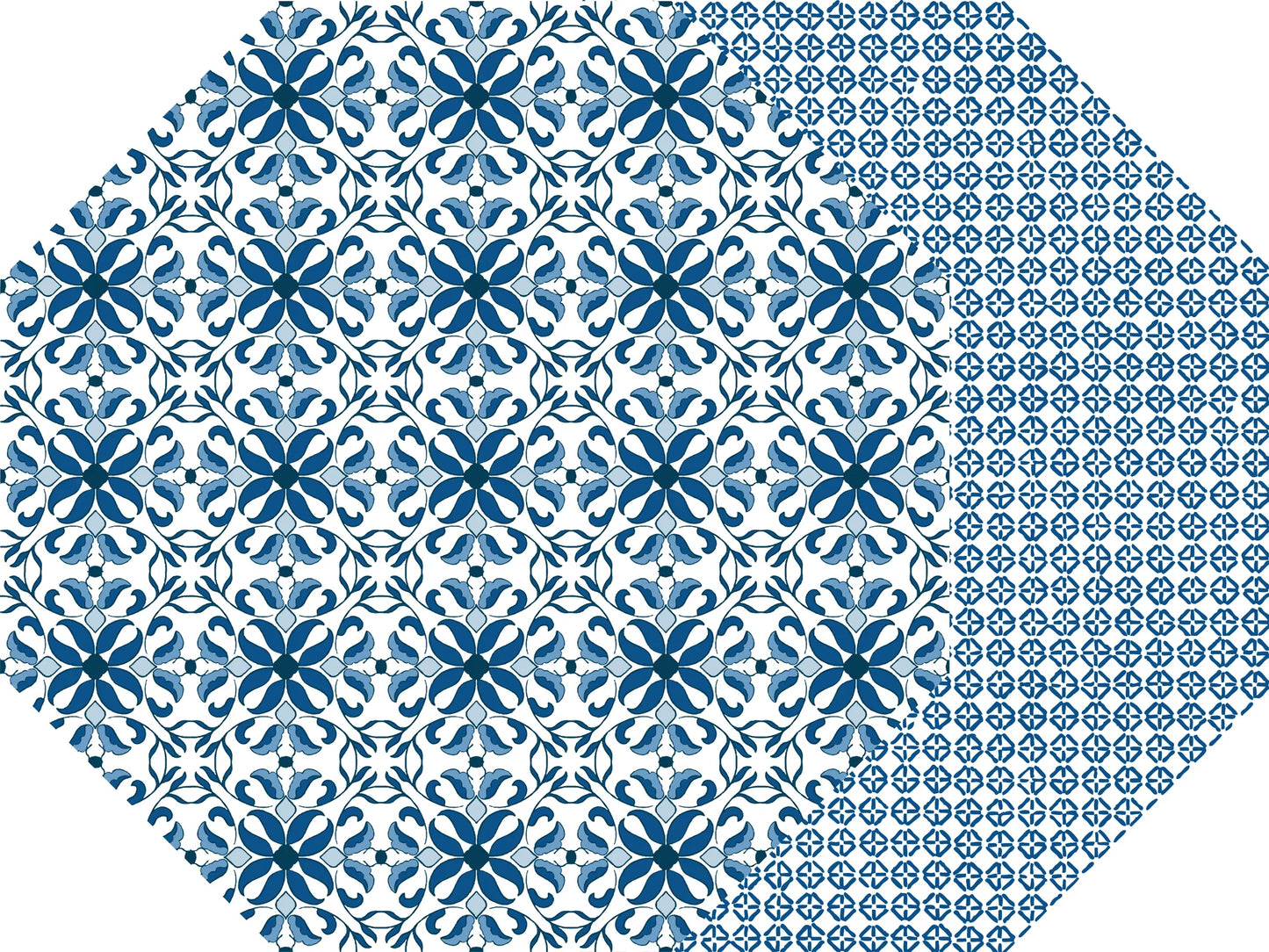 Two Sided Octagonal Porto Placemats