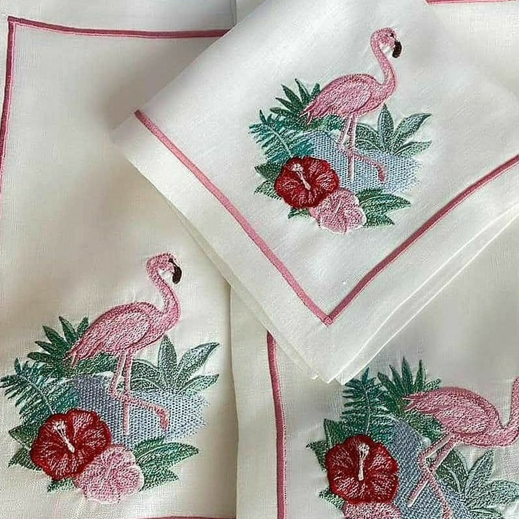 Studio Collection: Flamingo Placemat, Set of 4