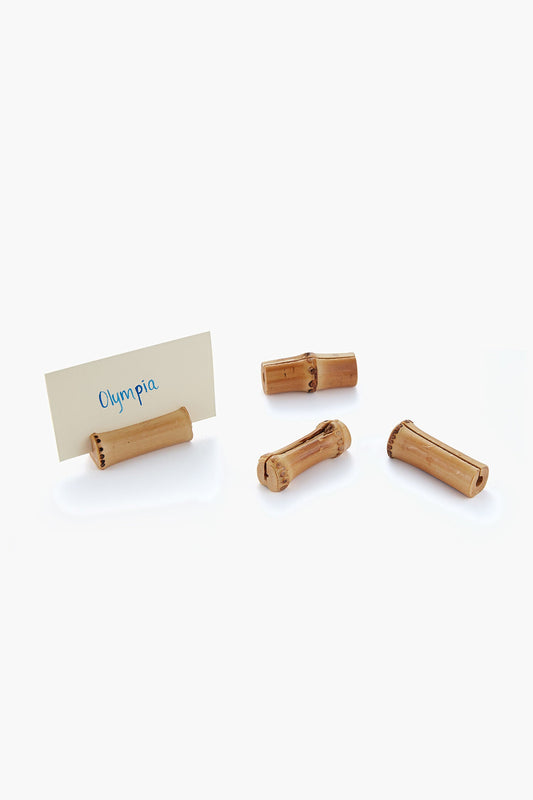 Bamboo Placecard Holders