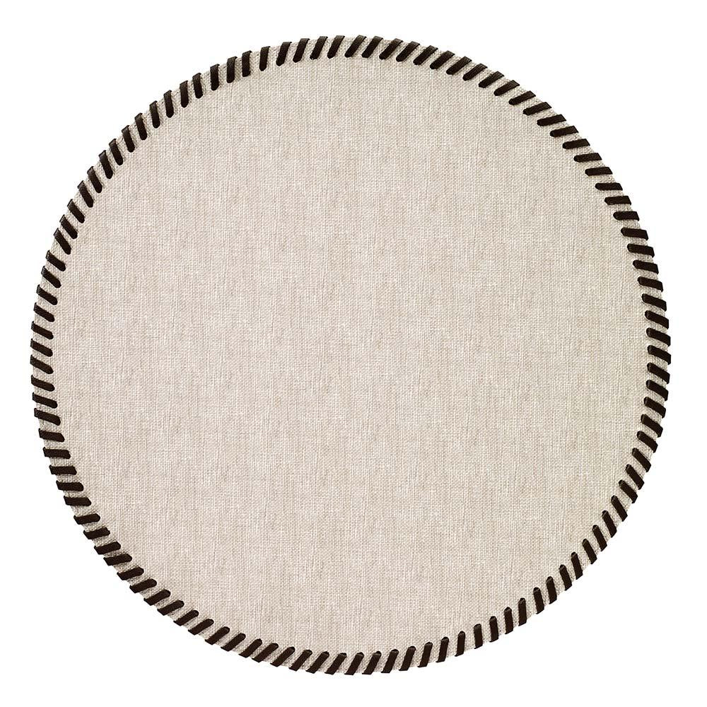 Whipstitch Round Placemat