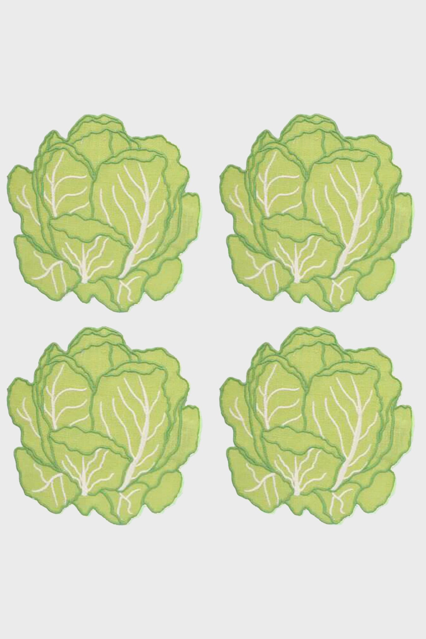 Cabbage Cocktail Napkins (Set of 4)