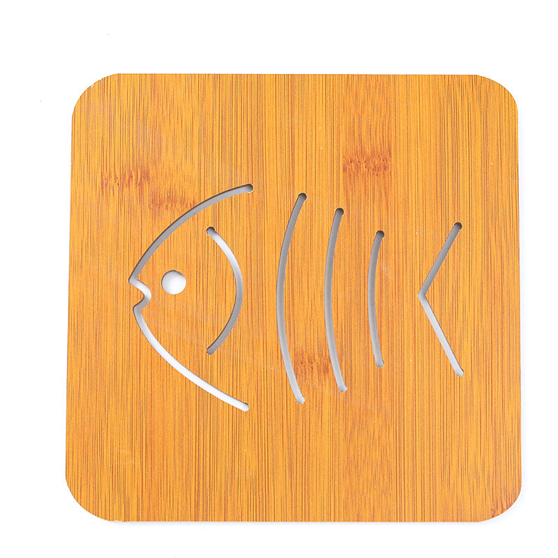 Wooden No-Slip Placemat Design Pot Mats Modern Kitchen Decor