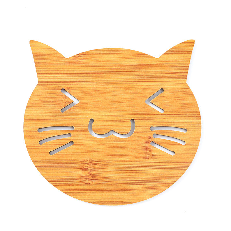 Wooden No-Slip Placemat Design Pot Mats Modern Kitchen Decor