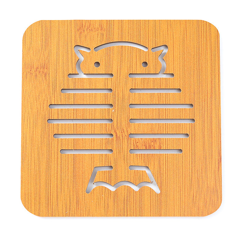 Wooden No-Slip Placemat Design Pot Mats Modern Kitchen Decor