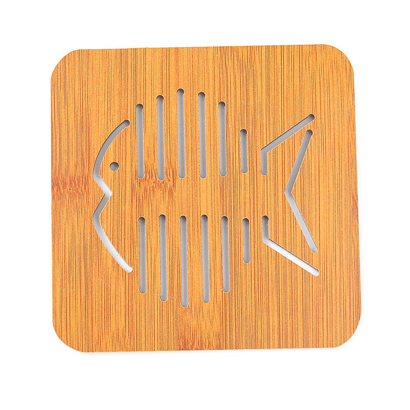 Wooden No-Slip Placemat Design Pot Mats Modern Kitchen Decor