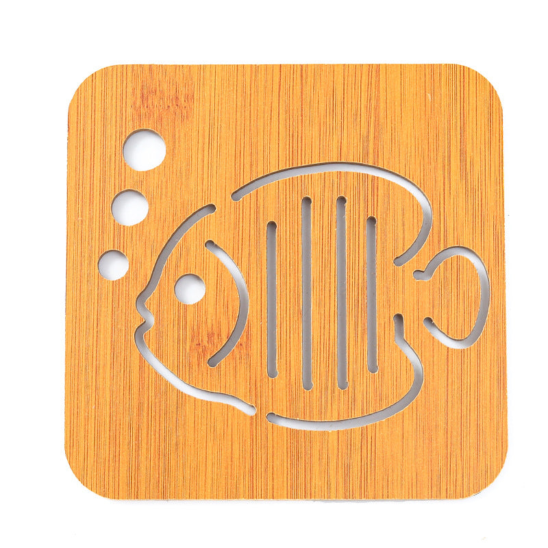 Wooden No-Slip Placemat Design Pot Mats Modern Kitchen Decor