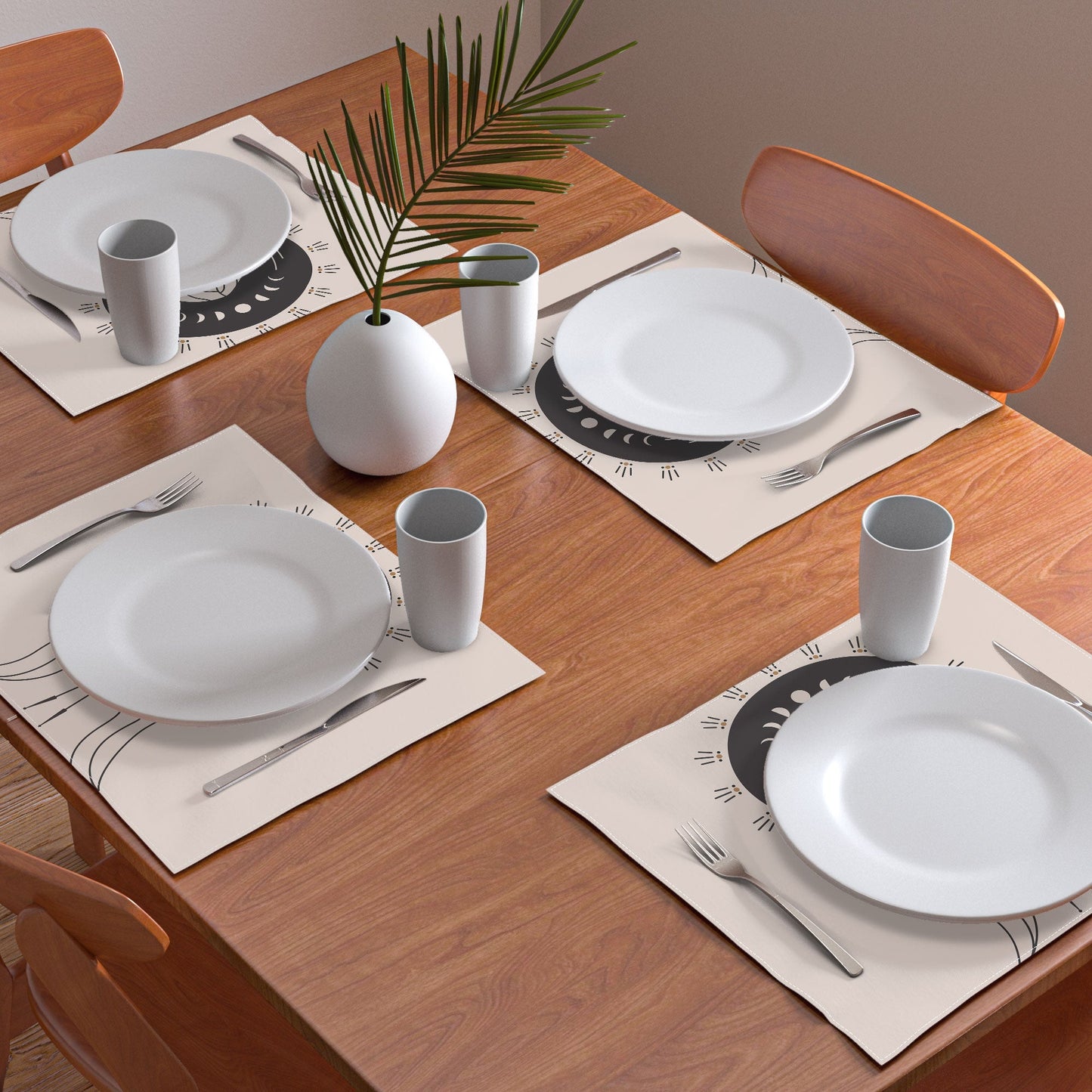 Desert Angel in Black Cream Placemats (DS) DD