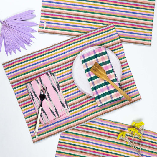 Valentina Rainbow Placemat Set