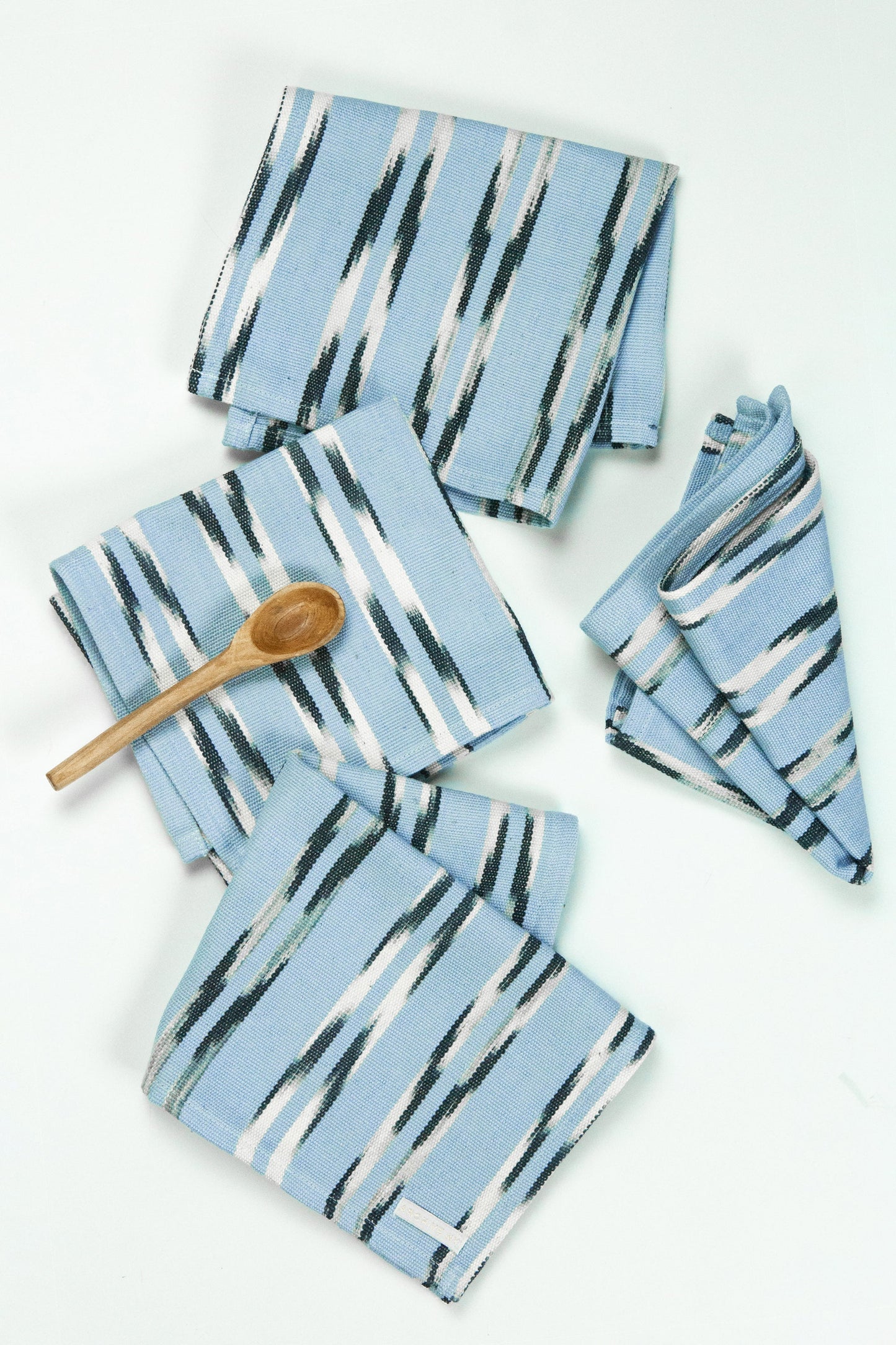 Archive New York Xela Light Blue Jaspe Party Napkins Archive New York