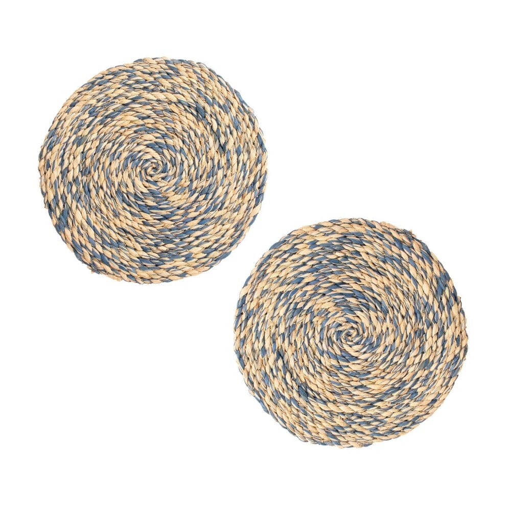 Coastal Placemat Sets - Heathered Blue