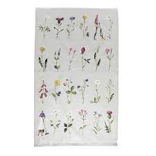 Wild Flowers Tea Towel