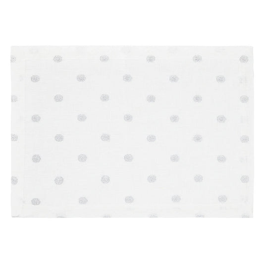 Vogue Silver Placemats by Mode Living | Fig Linens