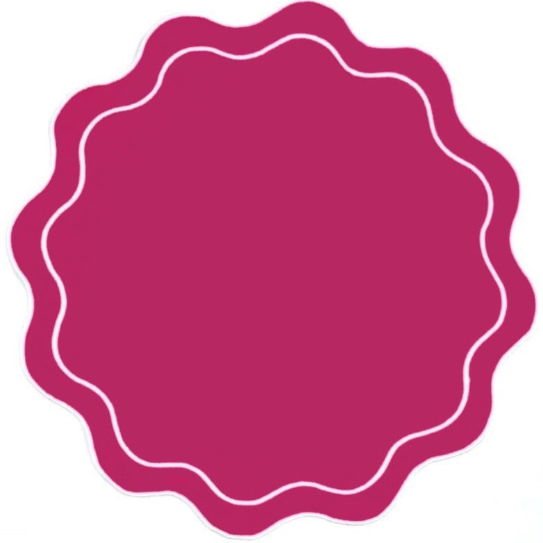 Darby Placemat in Raspberry