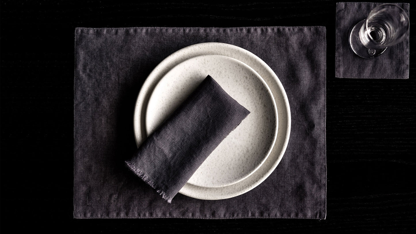 RW Guild Hemmed Flax Linen Placemat