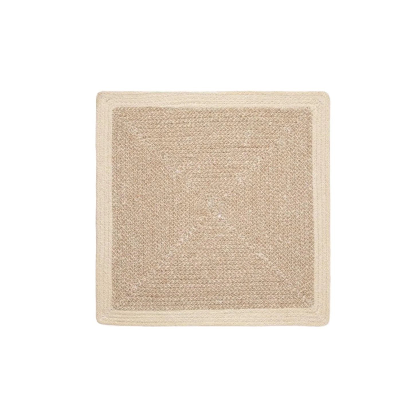 Square Dark Jute Woven Placemats