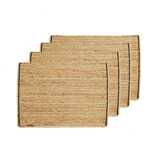 Tossa Hand Braided Jute Placemat Set