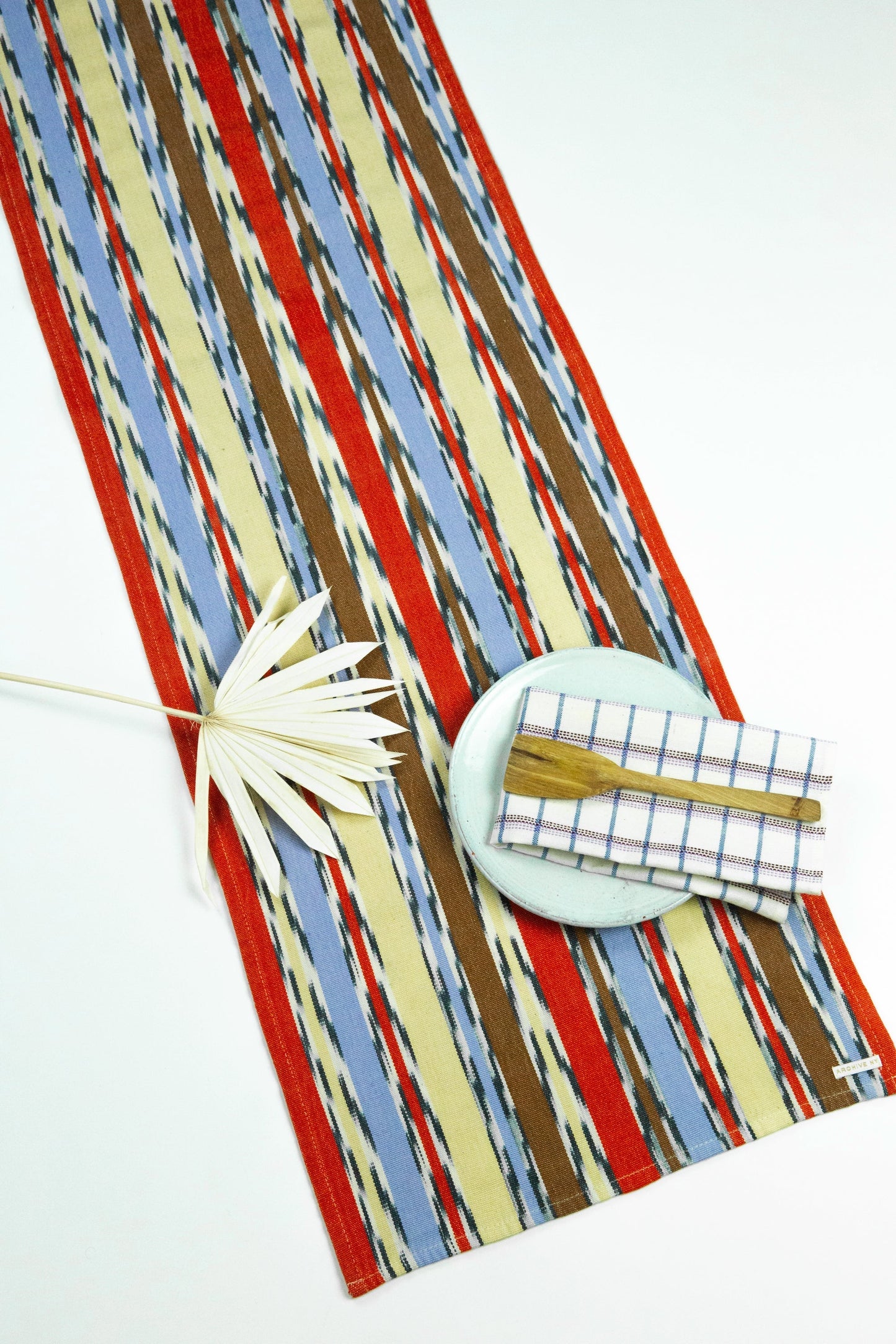 Xela Jaspe Table Runner Tablecloths + Runners Archive New York Multi