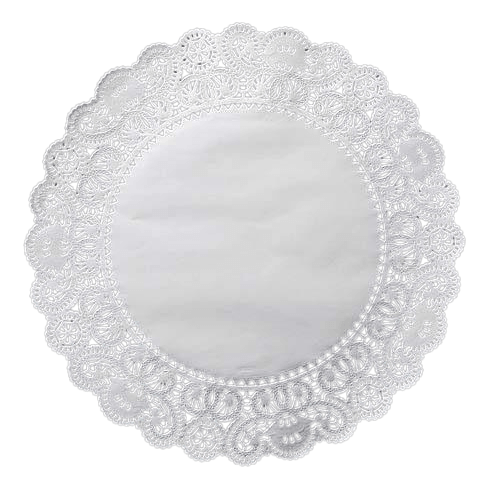 10" Lace Doily White