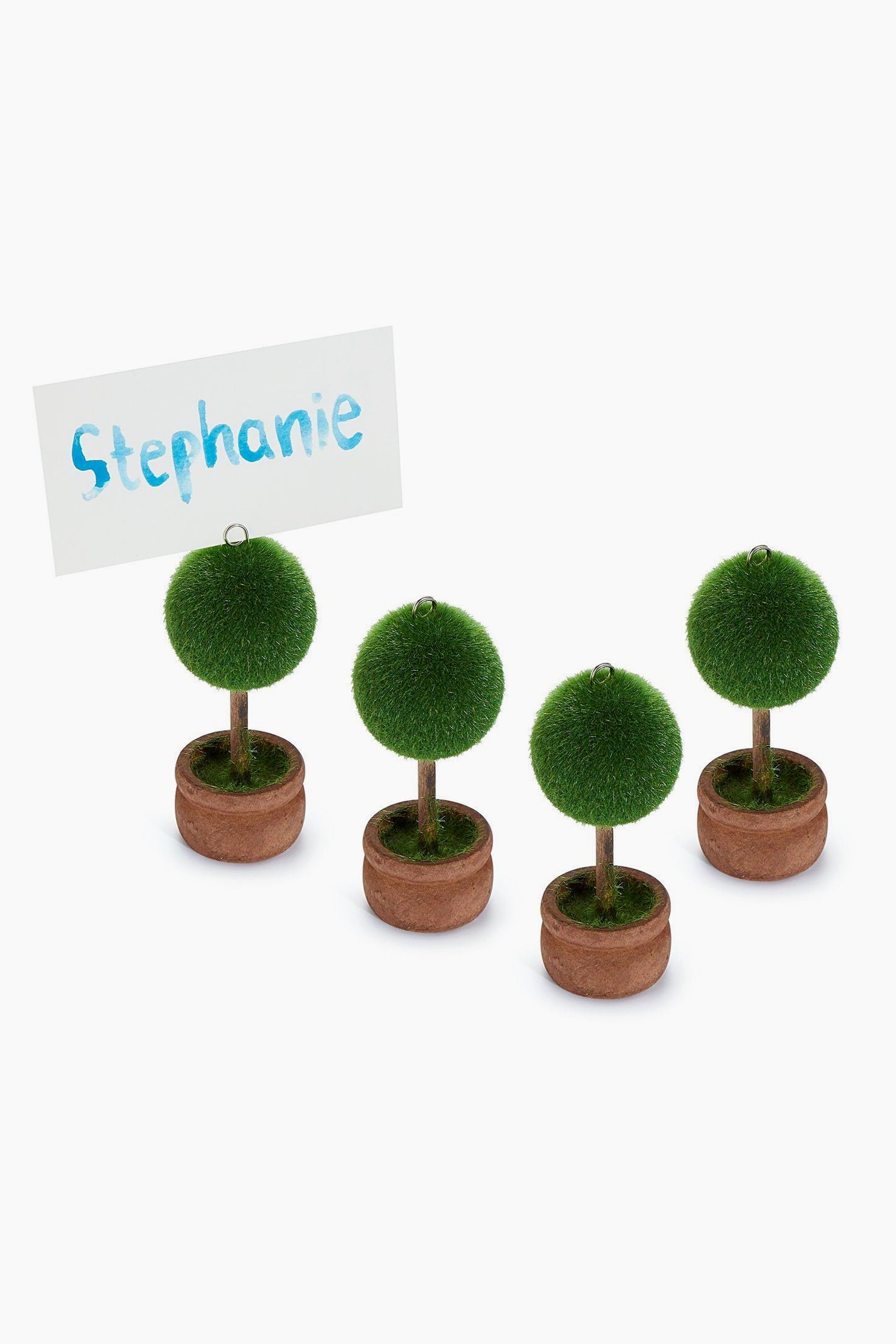 Topiary Place Card Holders Set of 4