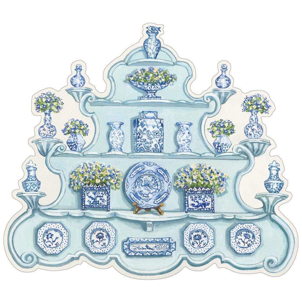 China Cabinet Die-Cut Placemat - 4 Per Package