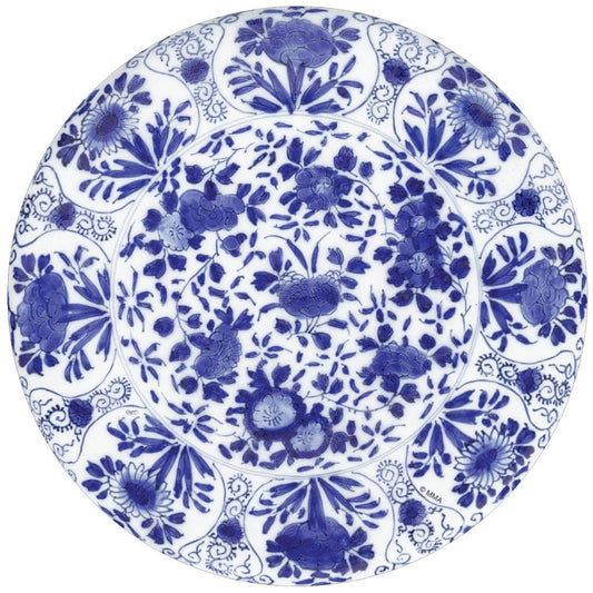 Delft Die-Cut Placemat in Blue - 4 Per Package