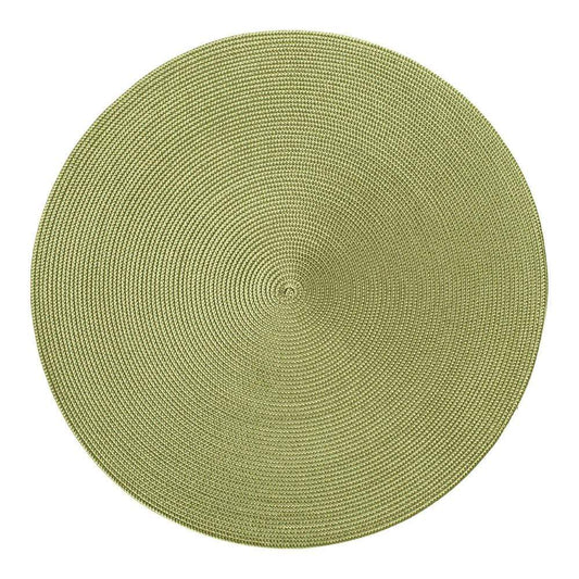 Braided Round Placemat in Grass - 1 Each