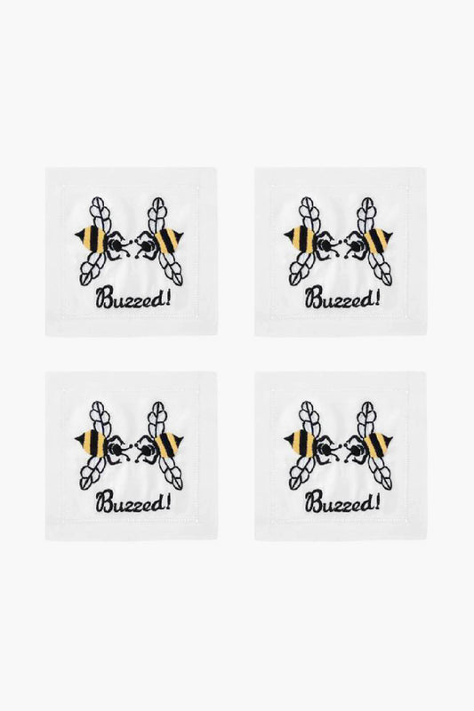 Buzzed Cocktail Napkins (Set of 4)