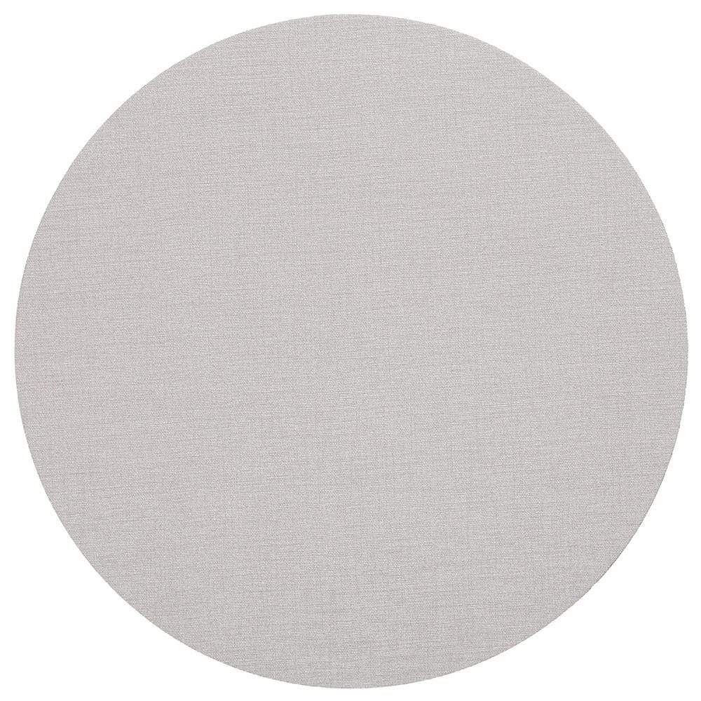 Classic Canvas Round Felt-Backed Placemat in Linen - 4 Each